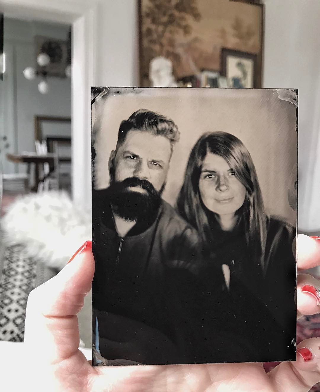 We got this tintype done a couple of weeks agohellip